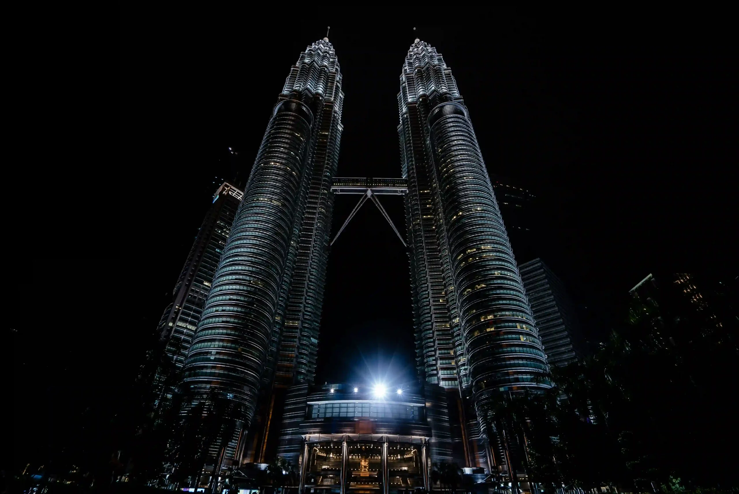 Petronas Towers: Stats, Engineering, and Fun Facts petronas towers night skybridge scaled